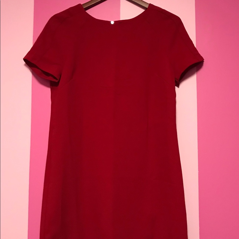 Forever 21 dark red shift dress.
